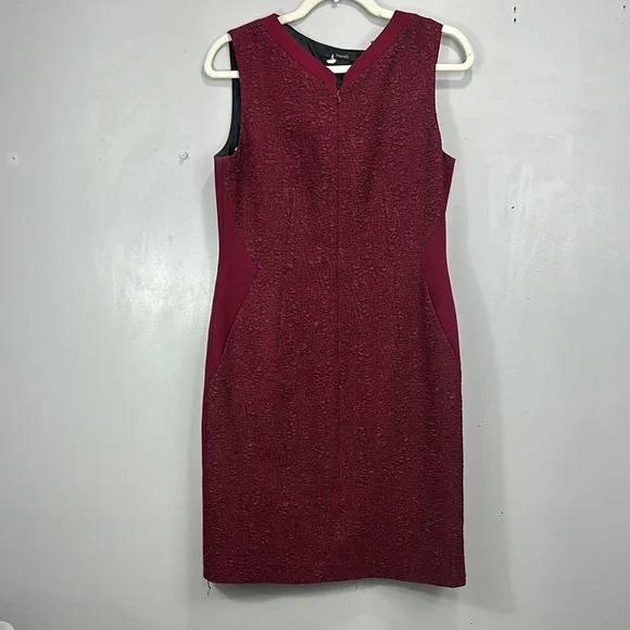 Tahari V-Neck Sheath Midi Dress for Cocktail - Picture 1 of 5